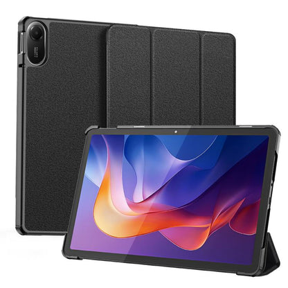 For Xiaomi Redmi Pad 2 DUX DUCIS Domo Series Magnetic Flip Leather Tablet Case(Black) - free shipping - PMC Jewellery - Order now!