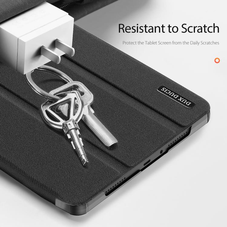 For Xiaomi Redmi Pad 2 DUX DUCIS Domo Series Magnetic Flip Leather Tablet Case(Black) - free shipping - PMC Jewellery - Order now!