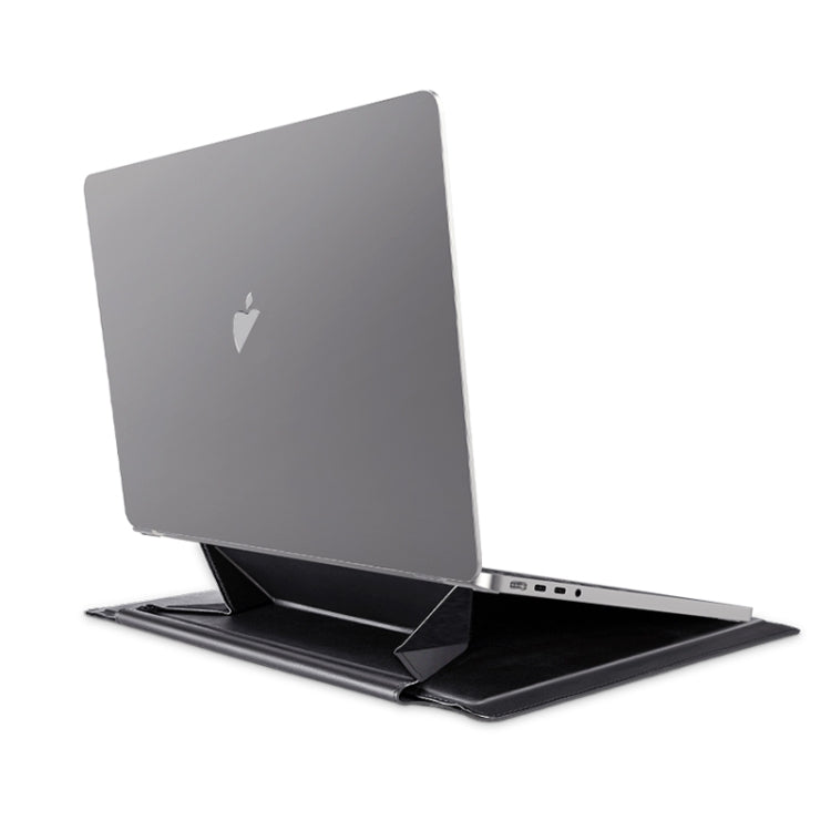 13-14 inch Universal Laptop Magnetic Holder Stitching Inner Bag(Black) - 13.3 inch by PMC Jewellery | Online Shopping South Africa | PMC Jewellery | Buy Now Pay Later Mobicred