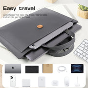 15-16 inch Universal Elastic Thread Button Portable Laptop Inner Bag(Dark Grey)