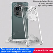 For OPPO Find X6 Pro 5G imak Shockproof Airbag TPU Phone Case(Transparent)