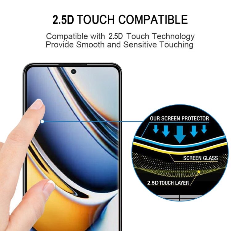 For Realme 11 Pro+ 3D Curved Edge Full Screen Tempered Glass Film - Realme Tempered Glass by PMC TechLife | Online Shopping South Africa | PMC TechLife | Buy Now Pay Later Mobicred