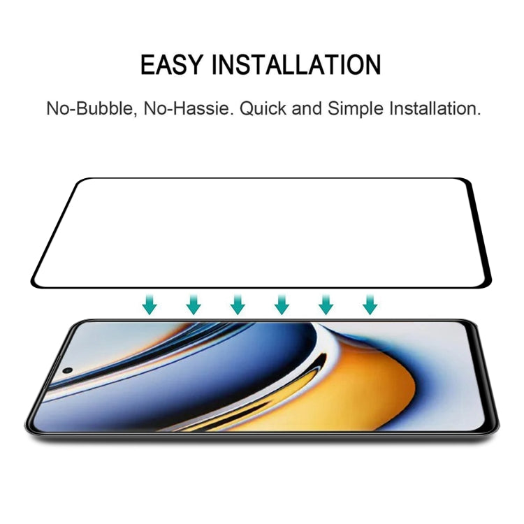 For Realme 11 Pro+ 3D Curved Edge Full Screen Tempered Glass Film - Realme Tempered Glass by PMC TechLife | Online Shopping South Africa | PMC TechLife | Buy Now Pay Later Mobicred