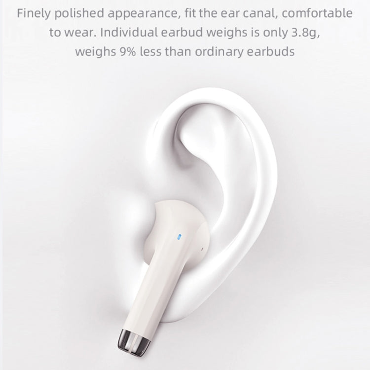 USAMS YO17 TWS Half In-Ear Wireless Bluetooth Earphone(Beige) - free shipping - PMC Jewellery - Order now!