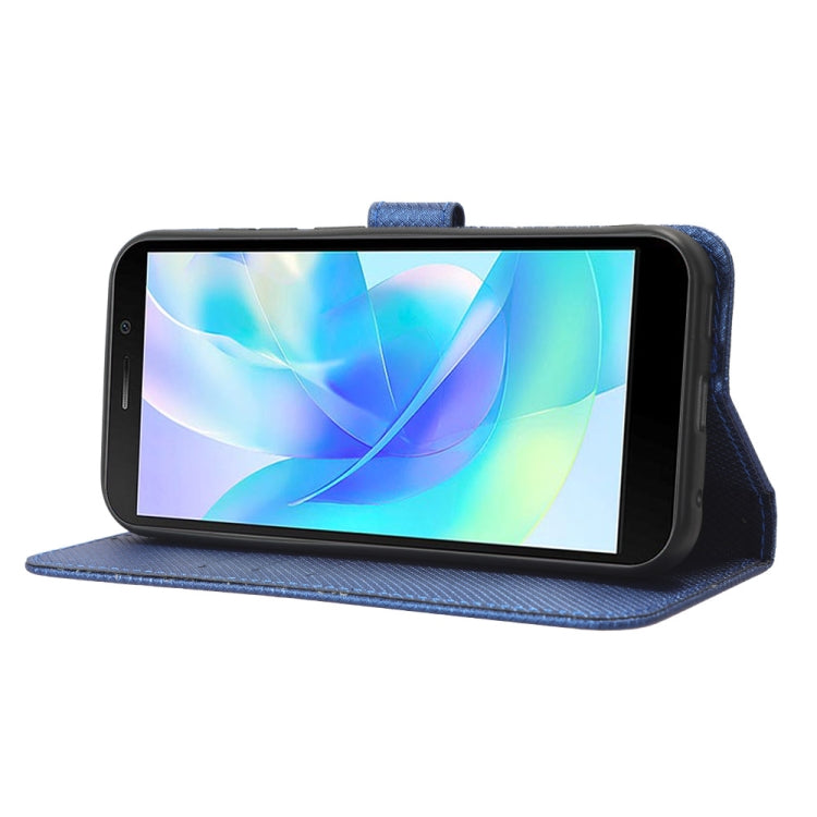 For Doogee X97 / X97 Pro Diamond Texture Leather Phone Case(Blue) - Doogee Cases by PMC TechLife | Online Shopping South Africa | PMC TechLife | Buy Now Pay Later Mobicred