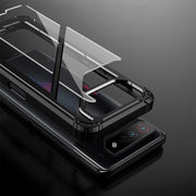For Asus ROG Phone 7 / 7 Ultimate PC + TPU Shockproof Phone Case with Magnetic Holder(Translucent)