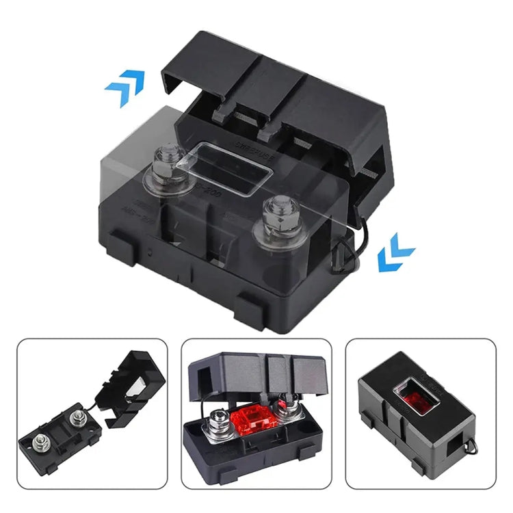 4 in 1 ANS-H Car Fuse Holder Fuse Box, Current:100A - Fuse by PMC TechLife | Online Shopping South Africa | PMC TechLife | Buy Now Pay Later Mobicred