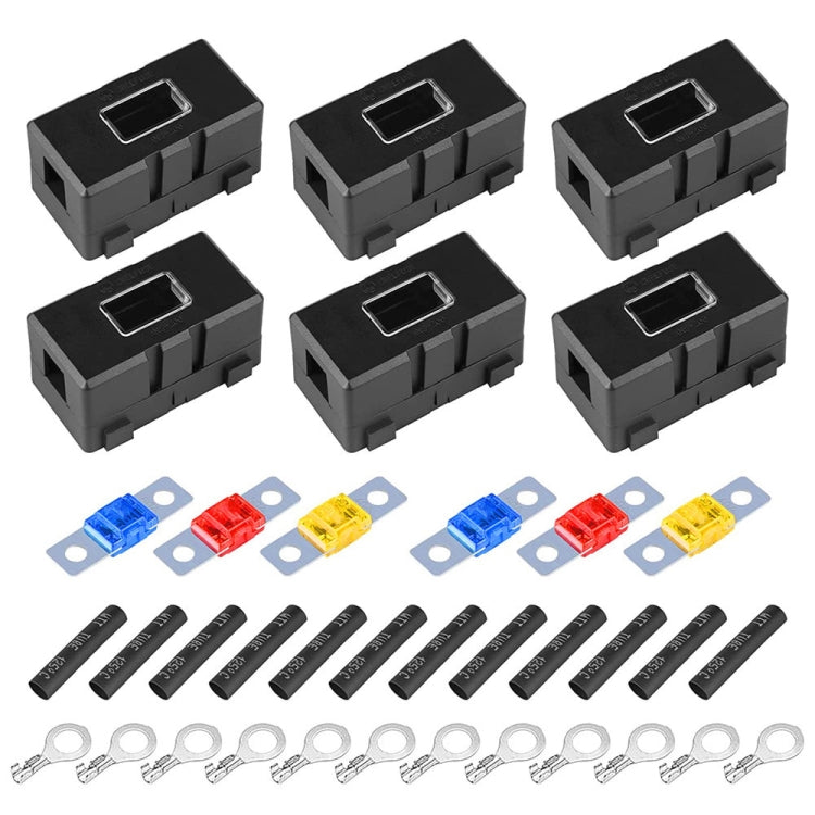 6 in 1 ANS Car Fuse Holder Fuse Box, Current:60A & 80A & 100A - Fuse by PMC TechLife | Online Shopping South Africa | PMC TechLife | Buy Now Pay Later Mobicred