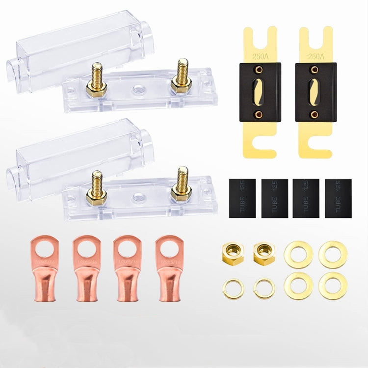 2 in 1 ANL Car Fuse Holder Electrical Protection Insulating Cover, Current:150A