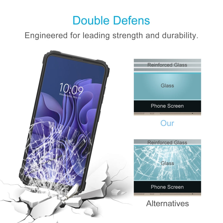 For Blackview BV5300 50pcs 0.26mm 9H 2.5D Tempered Glass Film - For Blackview by PMC TechLife | Online Shopping South Africa | PMC TechLife