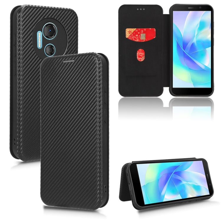 For DOOGEE X97 / X97 Pro Carbon Fiber Texture Flip Leather Phone Case(Black) - Doogee Cases by PMC TechLife | Online Shopping South Africa | PMC TechLife | Buy Now Pay Later Mobicred