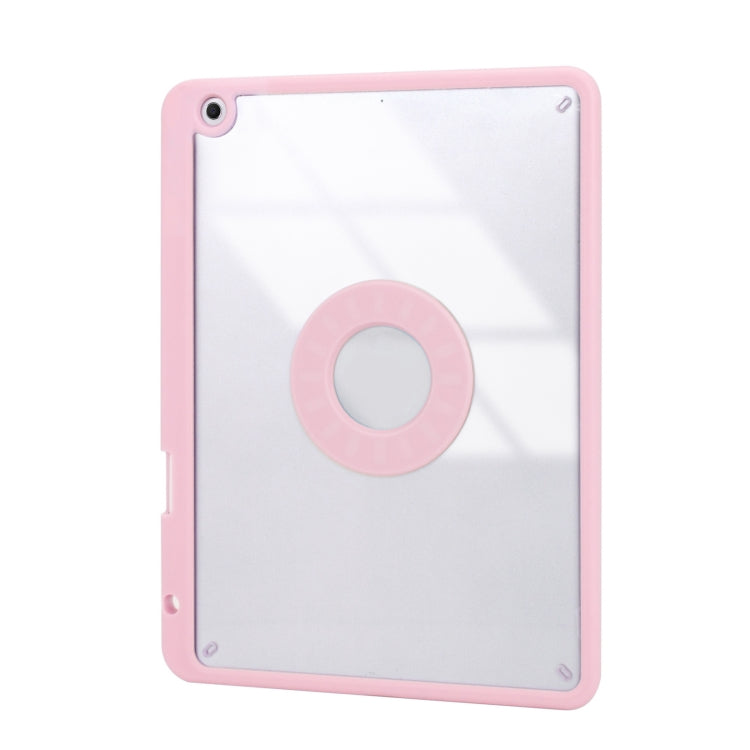 Z10B For iPad 10th Gen 10.9 2022 / 11 2025 Pen Slot Bluetooth Keyboard Leather Tablet Case(Pink) - Universal by PMC TechLife | Online Shopping South Africa | PMC TechLife | Buy Now Pay Later Mobicred