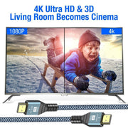 5m HDMI 2.0 Version 4K 60Hz HD Cable(Grey)