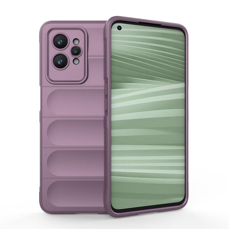 For Realme GT2 Pro Magic Shield TPU + Flannel Phone Case(Purple) - Realme Cases by PMC TechLife | Online Shopping South Africa | PMC TechLife | Buy Now Pay Later Mobicred