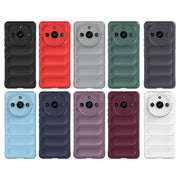For Realme 11 Pro 5G/11 Pro+ 5G Magic Shield TPU + Flannel Phone Case(Black)