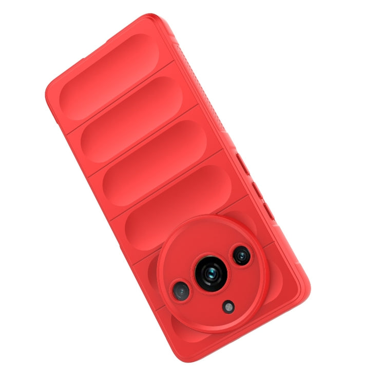 For Realme 11 Pro 5G/11 Pro+ 5G Magic Shield TPU + Flannel Phone Case(White) - Realme Cases by PMC TechLife | Online Shopping South Africa | PMC TechLife | Buy Now Pay Later Mobicred