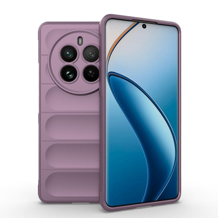 For Realme 12 Pro 5G / 12 Pro+ Magic Shield TPU + Flannel Phone Case(Purple) - Realme Cases by PMC TechLife | Online Shopping South Africa | PMC TechLife | Buy Now Pay Later Mobicred