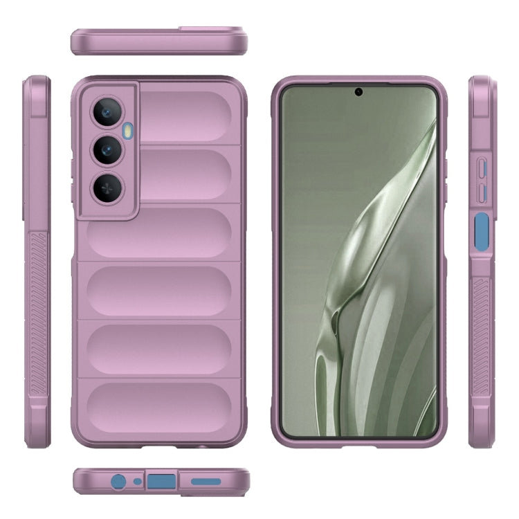 For Realme C65 4G Global Magic Shield TPU + Flannel Phone Case(Purple) - Realme Cases by PMC TechLife | Online Shopping South Africa | PMC TechLife | Buy Now Pay Later Mobicred