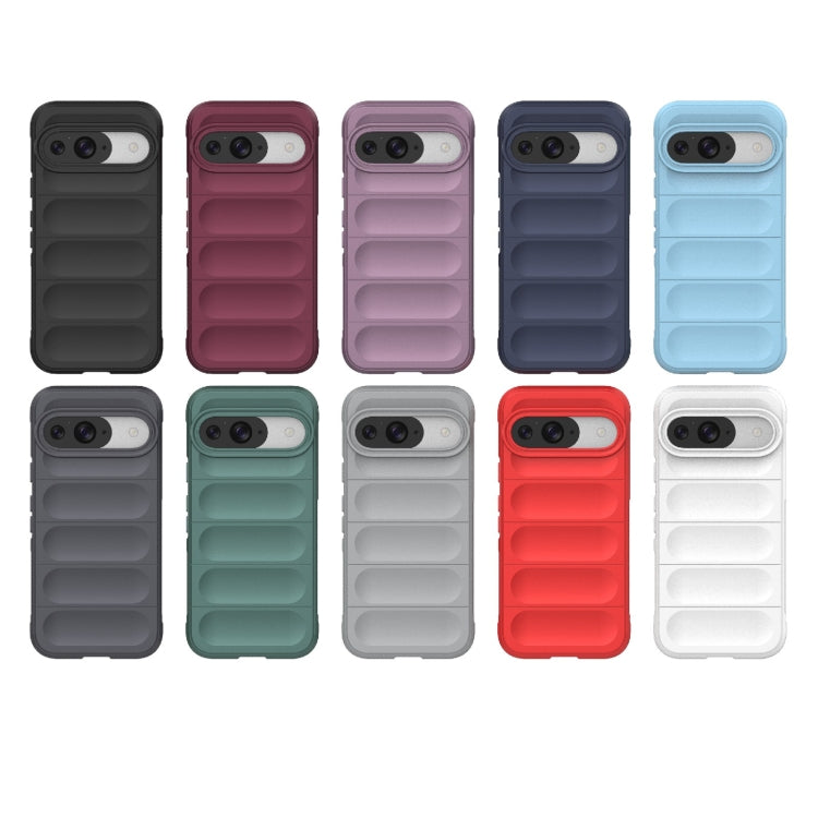 For Google Pixel 9 Pro 5G Magic Shield TPU + Flannel Phone Case(Grey) - free shipping - PMC TechLife - Order now!