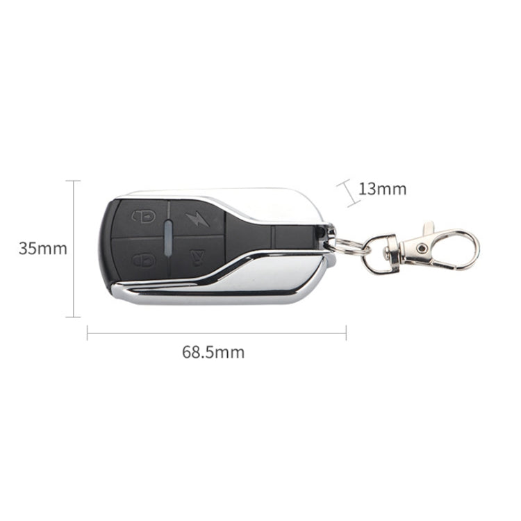 433MHz Copy Code 2pcs For Maserati Four-button Anti-theft Alarm Wireless Key Remote Control - Remote Control by PMC TechLife | Online Shopping South Africa | PMC TechLife | Buy Now Pay Later Mobicred