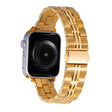 3-Beads Stripe Metal Watch Band For Apple Watch SE 2023 44mm(Gold) - free shipping - PMc TechLife - Order now!