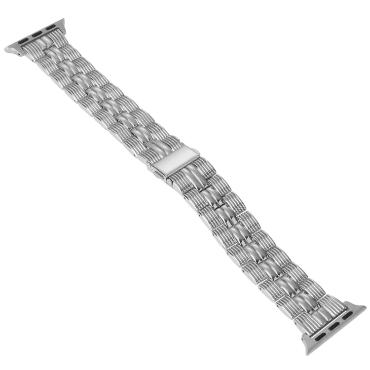 3-Beads Stripe Metal Watch Band For Apple Watch Series 10 42mm(Silver) - free shipping - PMc TechLife - Order now!