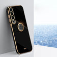 For Meizu 20 Pro 5G XINLI Straight Edge 6D Electroplate TPU Phone Case with Ring Holder(Black) - free shipping - PMC TechLife - Order now!