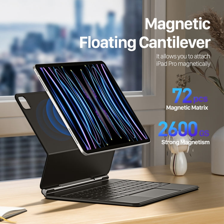 DUX DUCIS MK Series Floating Magnetic Keyboard Tablet Leather Case For iPad Pro 12.9 2021 - free shipping - PMC TechLife - Order now!