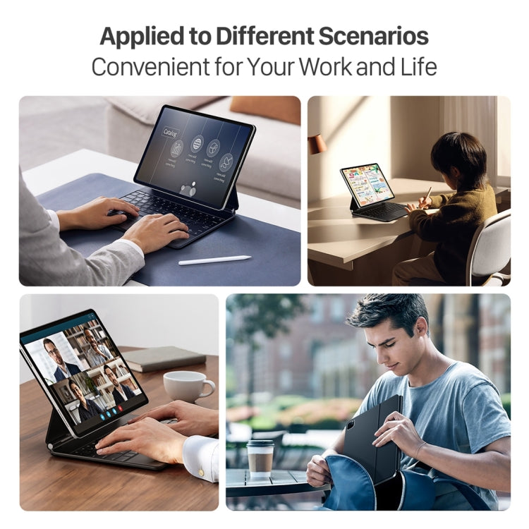 DUX DUCIS MK Series Floating Magnetic Keyboard Tablet Leather Case For iPad Pro 12.9 2020 - free shipping - PMC TechLife - Order now!