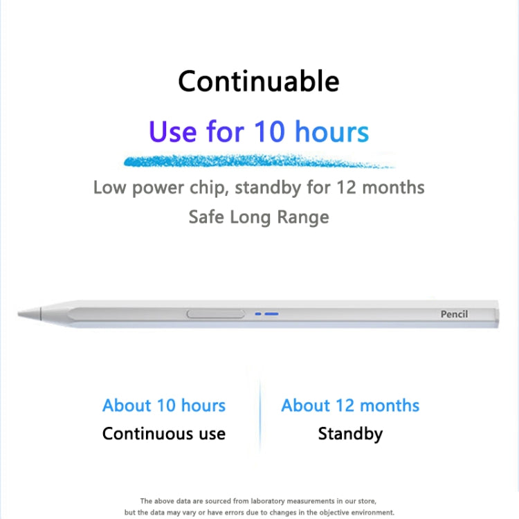 BP19-BL Type-C Universal Magnetic Hexagon Bluetooth Stylus Pen(White) - Stylus Pen by PMC TechLife | Online Shopping South Africa | PMC TechLife