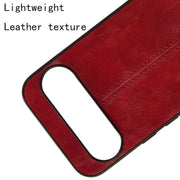 For Google Pixel 9 Pro Sewing Cow Pattern Skin PC + PU + TPU Phone Case(Red)