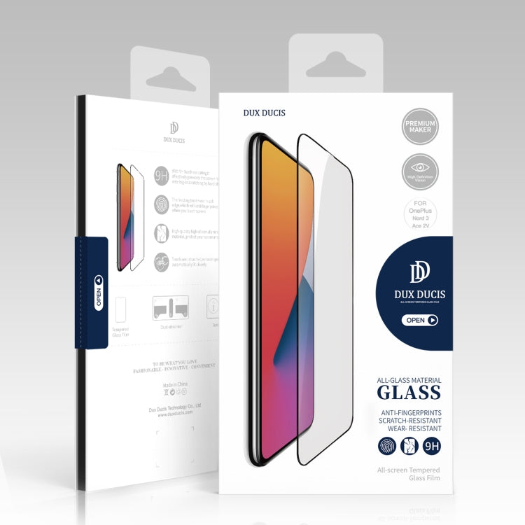 For OnePlus Nord 3 / Ace 2V 10pcs DUX DUCIS 0.33mm 9H Medium Alumina Tempered Glass Film