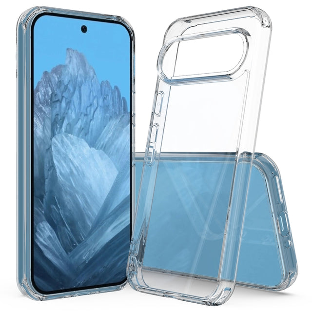 For Google Pixel 9 Pro Scratchproof Acrylic TPU Phone Case(Transparent)