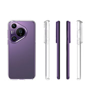 For Huawei Pura 70 Pro / 70 Pro+ Water-resistant Texture TPU Phone Case(Transparent)
