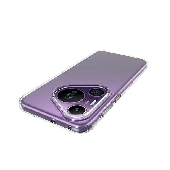 For Huawei Pura 70 Pro / 70 Pro+ Water-resistant Texture TPU Phone Case(Transparent)