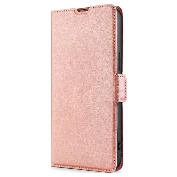 For Huawei Pura 70 Pro / Pro+ Ultra-thin Voltage Side Buckle Horizontal Flip Leather Phone Case(Rose Gold)