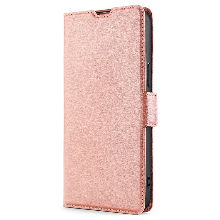 For Huawei Pura 70 Pro / Pro+ Ultra-thin Voltage Side Buckle Horizontal Flip Leather Phone Case(Rose Gold)