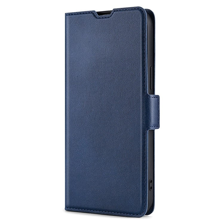 For Huawei Pura 70 Ultra Ultra-thin Voltage Side Buckle Horizontal Flip Leather Phone Case(Blue) - free shipping - PMC Jewellery - Order now!