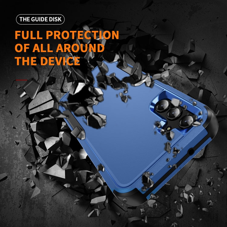 For Samsung Galaxy A14 5G / A14 4G TPU + PC Shockproof Protective Phone Case(Royal Blue + Black) - Galaxy Phone Cases by PMC TechLife | Online Shopping South Africa | PMC TechLife