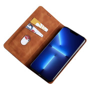 For Huawei Pura 70 Pro / Pro+ Skin Feel Magnetic Leather Phone Case(Light Brown)