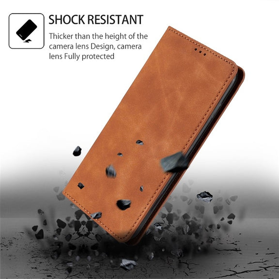 For Huawei Pura 70 Pro / Pro+ Skin Feel Magnetic Leather Phone Case(Light Brown)