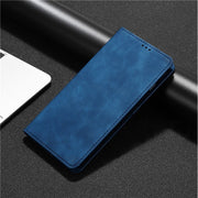 For Huawei Pura 70 Pro / Pro+ Skin Feel Magnetic Leather Phone Case(Blue)