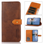 For Xiaomi Redmi K70 5G / K70 Pro 5G KHAZNEH Cowhide Texture Flip Leather Phone Case(Brown)