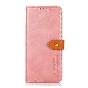For Xiaomi Redmi K70 5G / K70 Pro 5G KHAZNEH Cowhide Texture Flip Leather Phone Case(Rose Gold)
