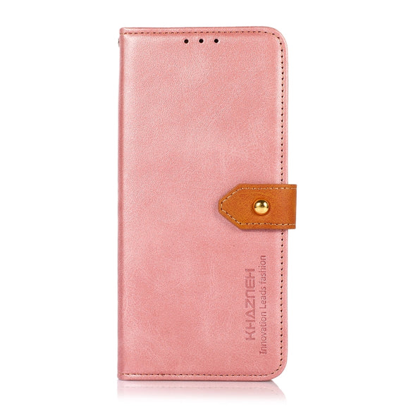 For Xiaomi Redmi K70 5G / K70 Pro 5G KHAZNEH Cowhide Texture Flip Leather Phone Case(Rose Gold)