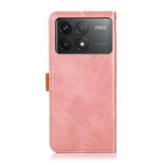 For Xiaomi Redmi K70 5G / K70 Pro 5G KHAZNEH Cowhide Texture Flip Leather Phone Case(Rose Gold)