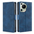 For Huawei Pura 70 Ultra 5G Skin Feel Crocodile Magnetic Clasp Leather Phone Case(Blue) - Huawei Cases by PMC Jewellery | Online Shopping South Africa | PMC Jewellery | Buy Now Pay Later Mobicred