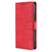 For Huawei Pura 70 Ultra 5G Skin Feel Crocodile Magnetic Clasp Leather Phone Case(Red)