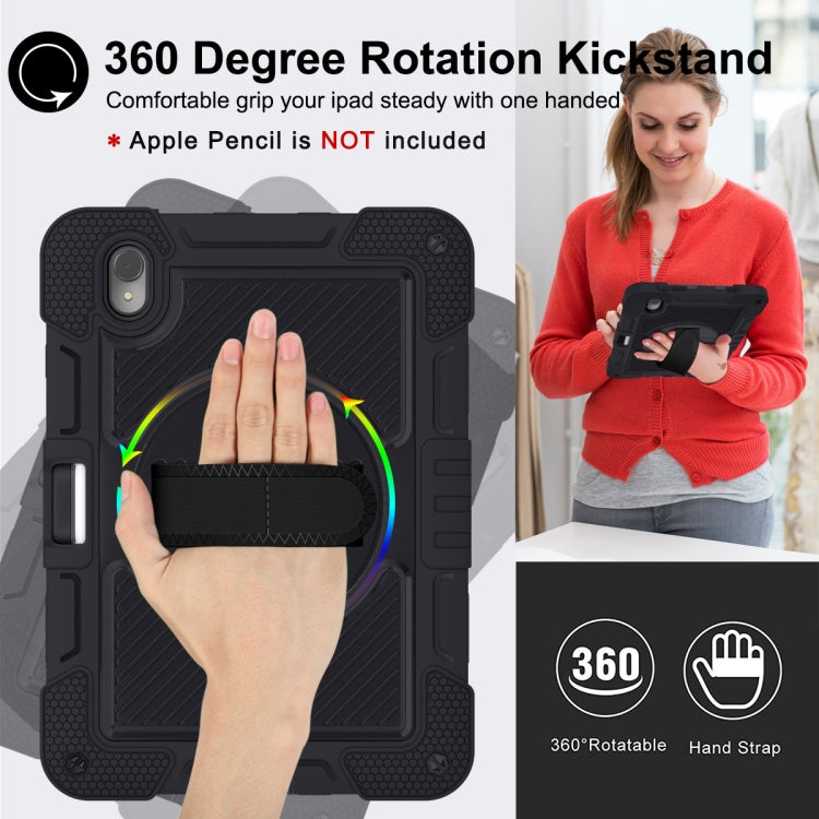 For Huawei MatePad 11 2023 360 Degree Rotation PC Contrast Silicone Tablet Case(Black) - free shipping - PMC TechLife - Order now!