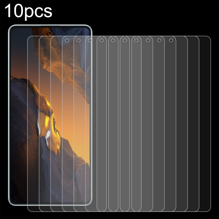 For Xiaomi Poco F5 10pcs 0.26mm 9H 2.5D Tempered Glass Film -  by PMC TechLife | Online Shopping South Africa | PMC TechLife